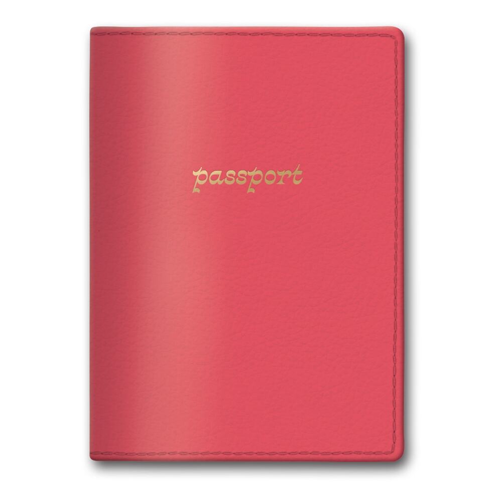 Fashion Passport Wallet | Coral